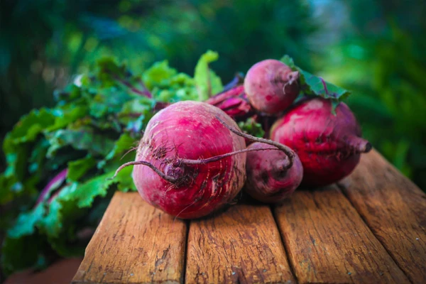 Des betteraves rouges